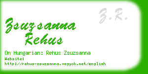 zsuzsanna rehus business card